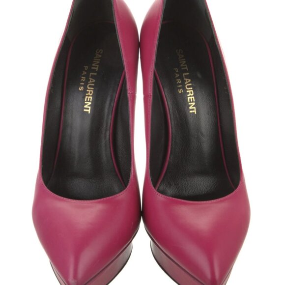 STUNNING SAINT LAURENT PLATFORM PUMP - COLLECTOR'S CLASSIC - Picture 3 of 5